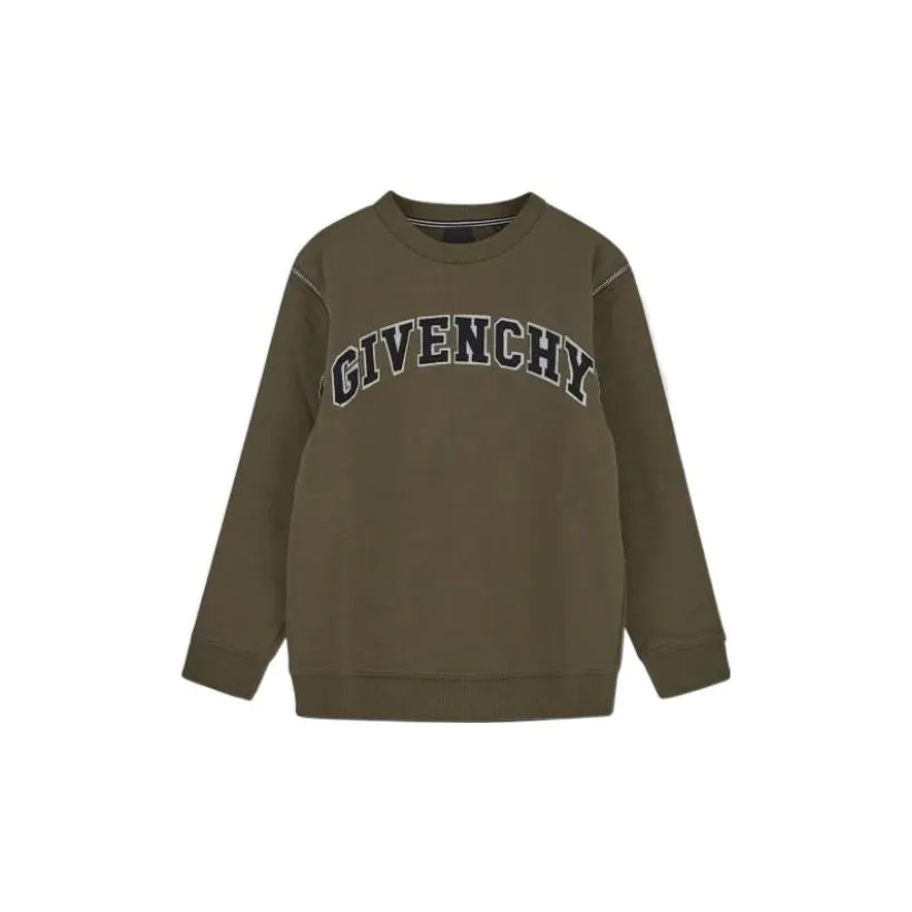 Givenchy Свитшот Мальчики' Оливково-зеленый Детский