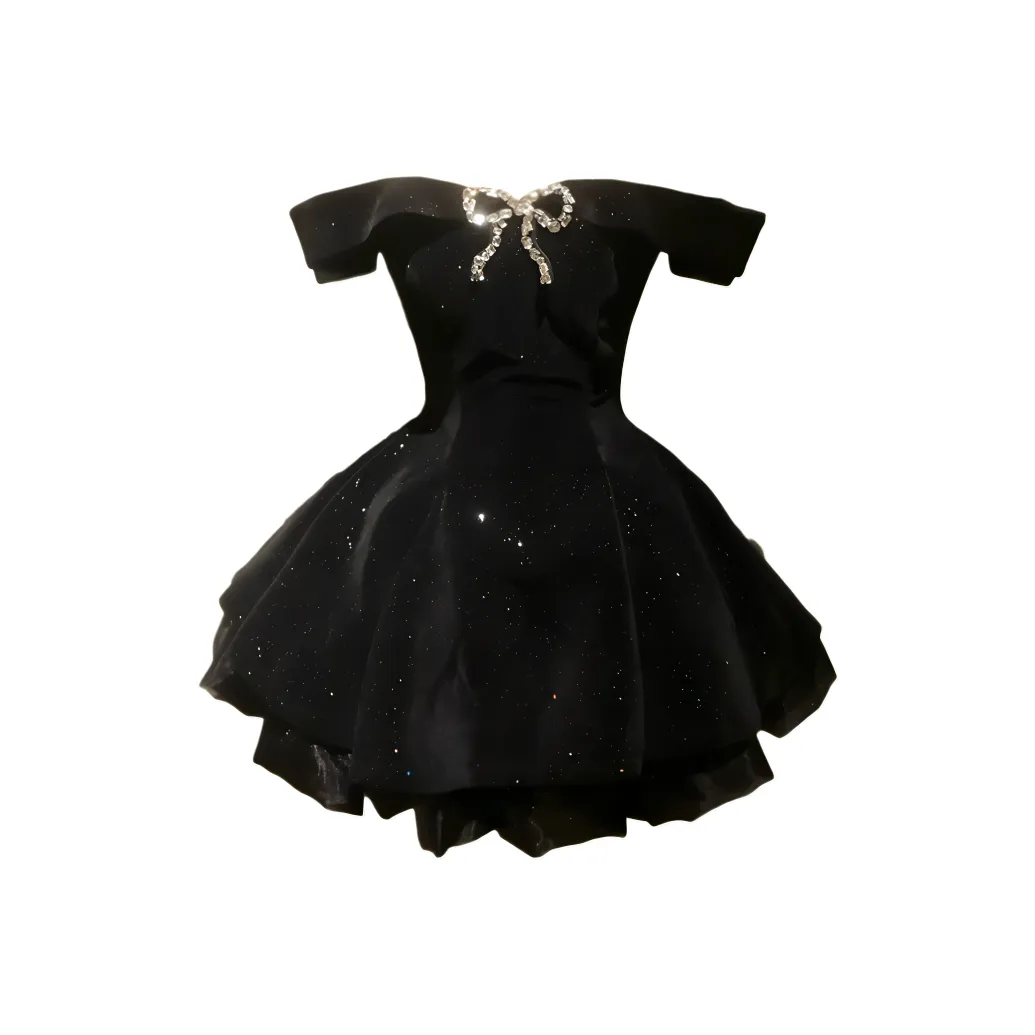 AFGGD Без рукавов Платье Женское Черное