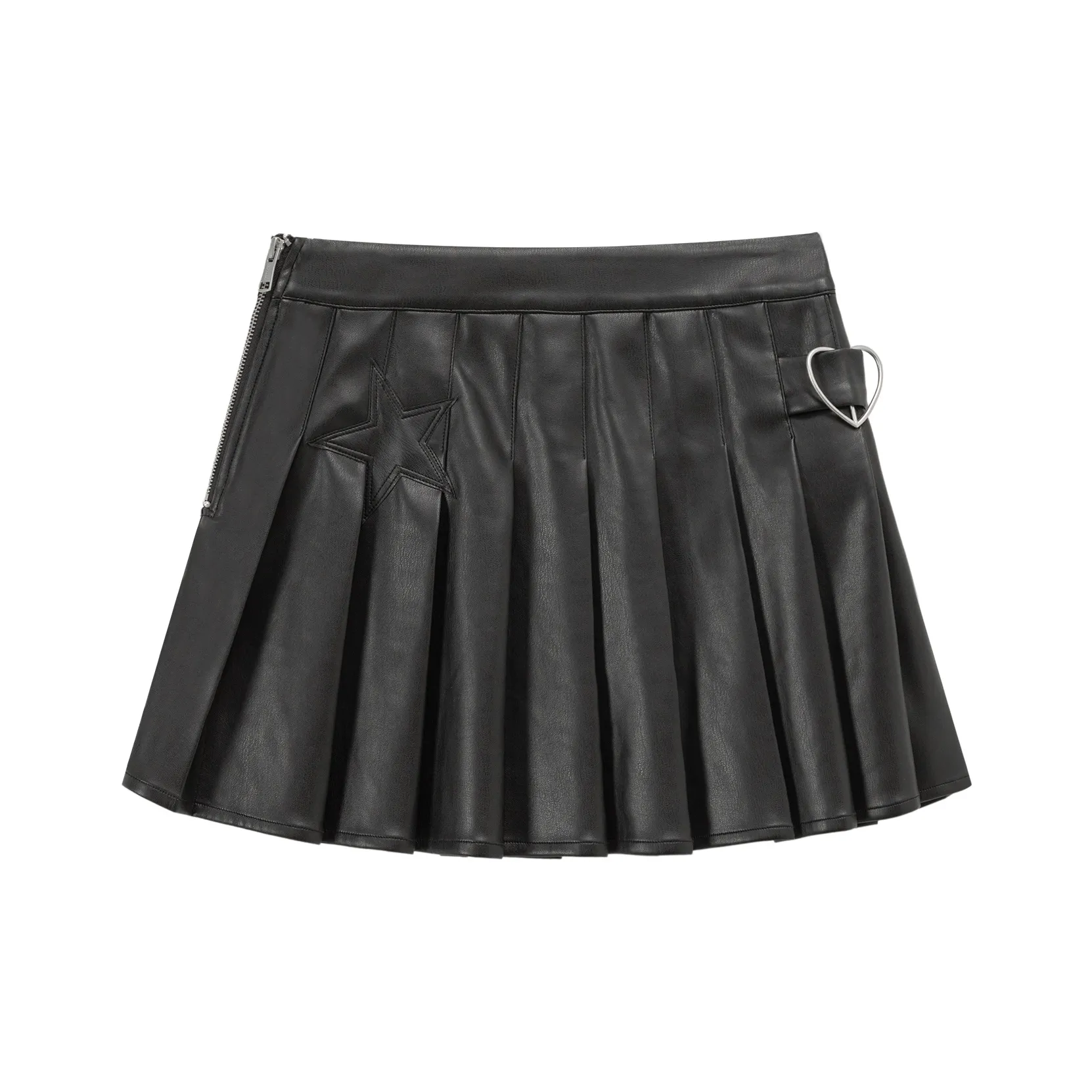 CHUU Leather Short Skirts Women's