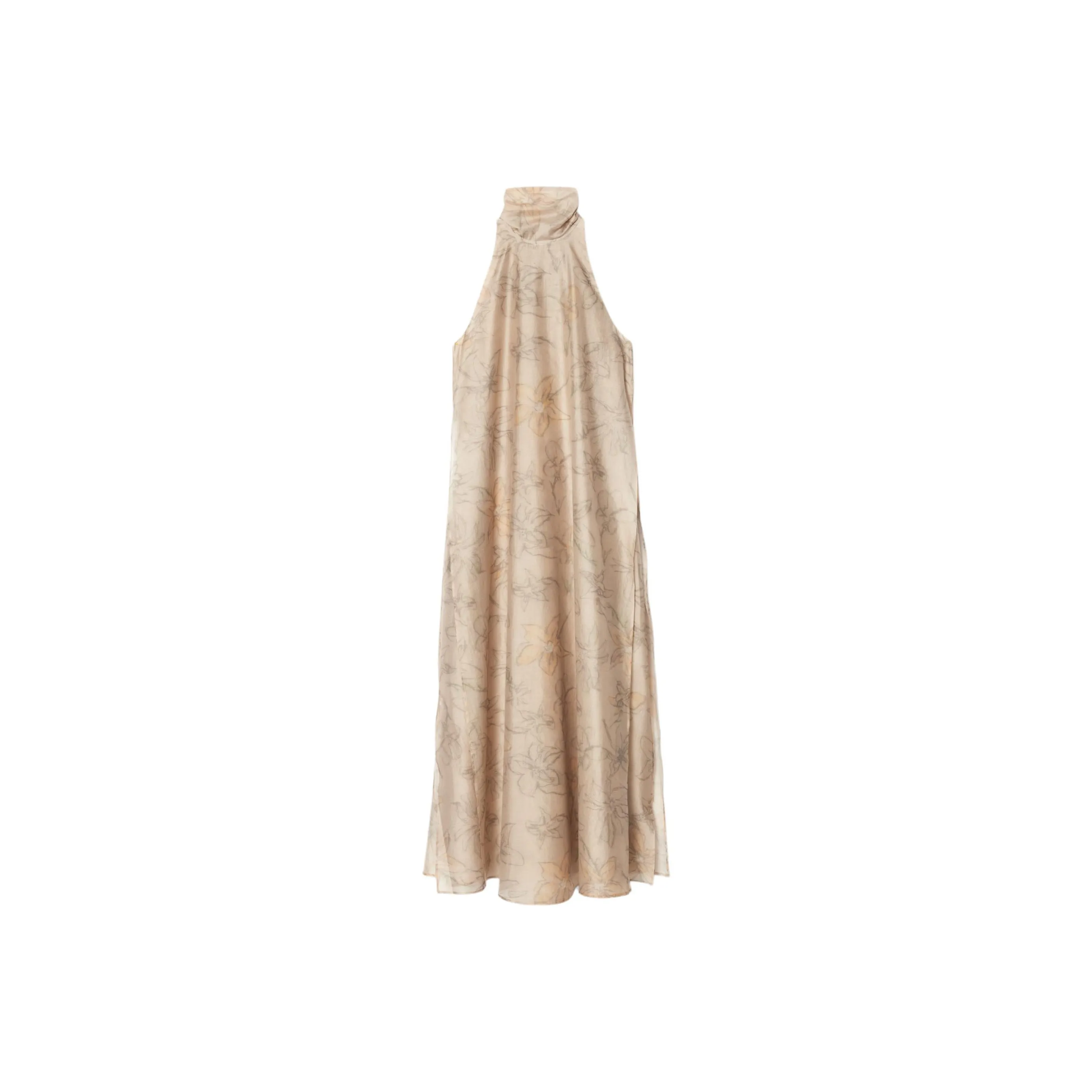COS Sleeveless Dress Women's Beige