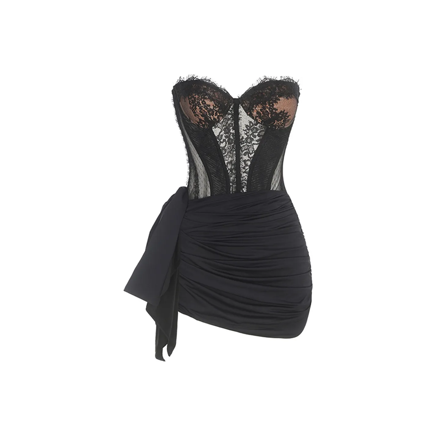 FLIM Без рукавов Платье Женское Черное