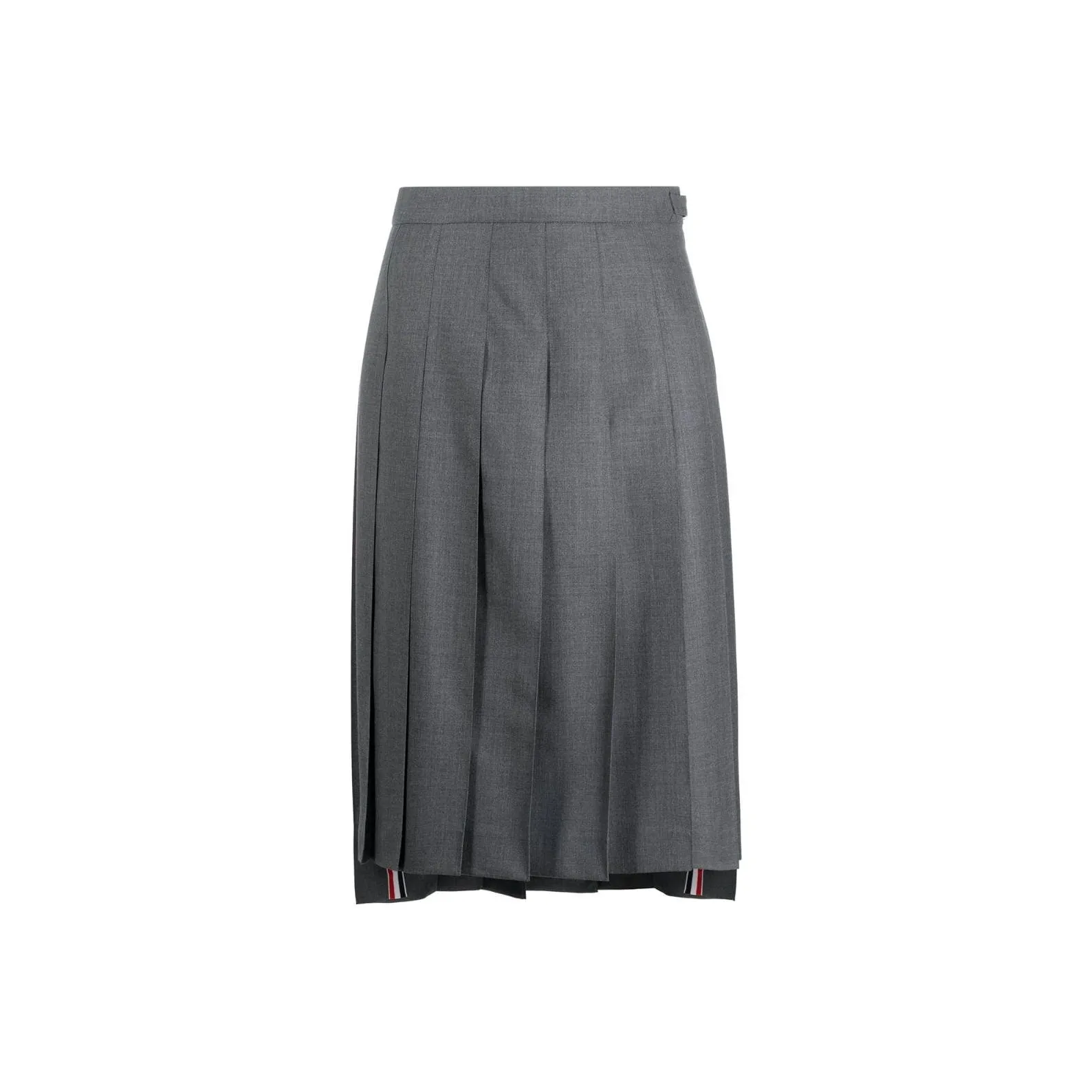 THOM BROWNE Rwb Stripe Pleated Midi Skirt