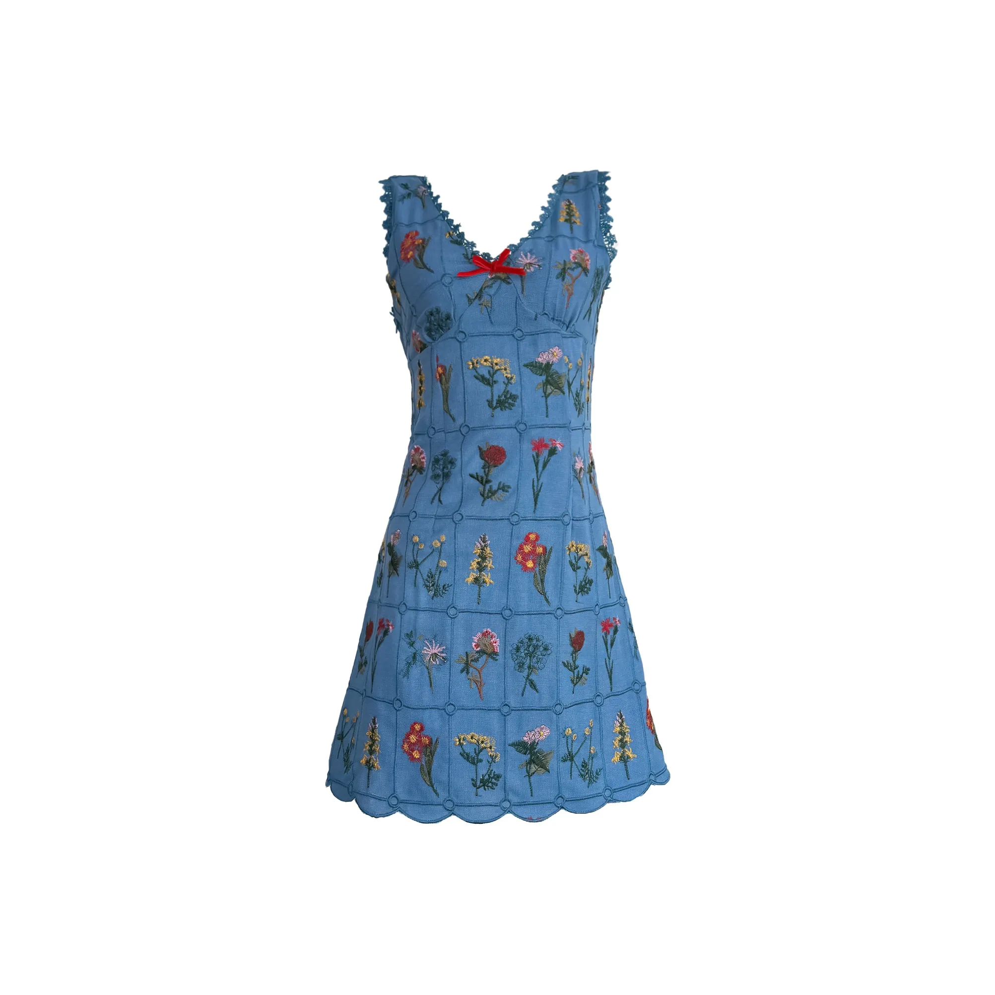 TOUCH MISS Sleeveless Dress Women's Capri Blue