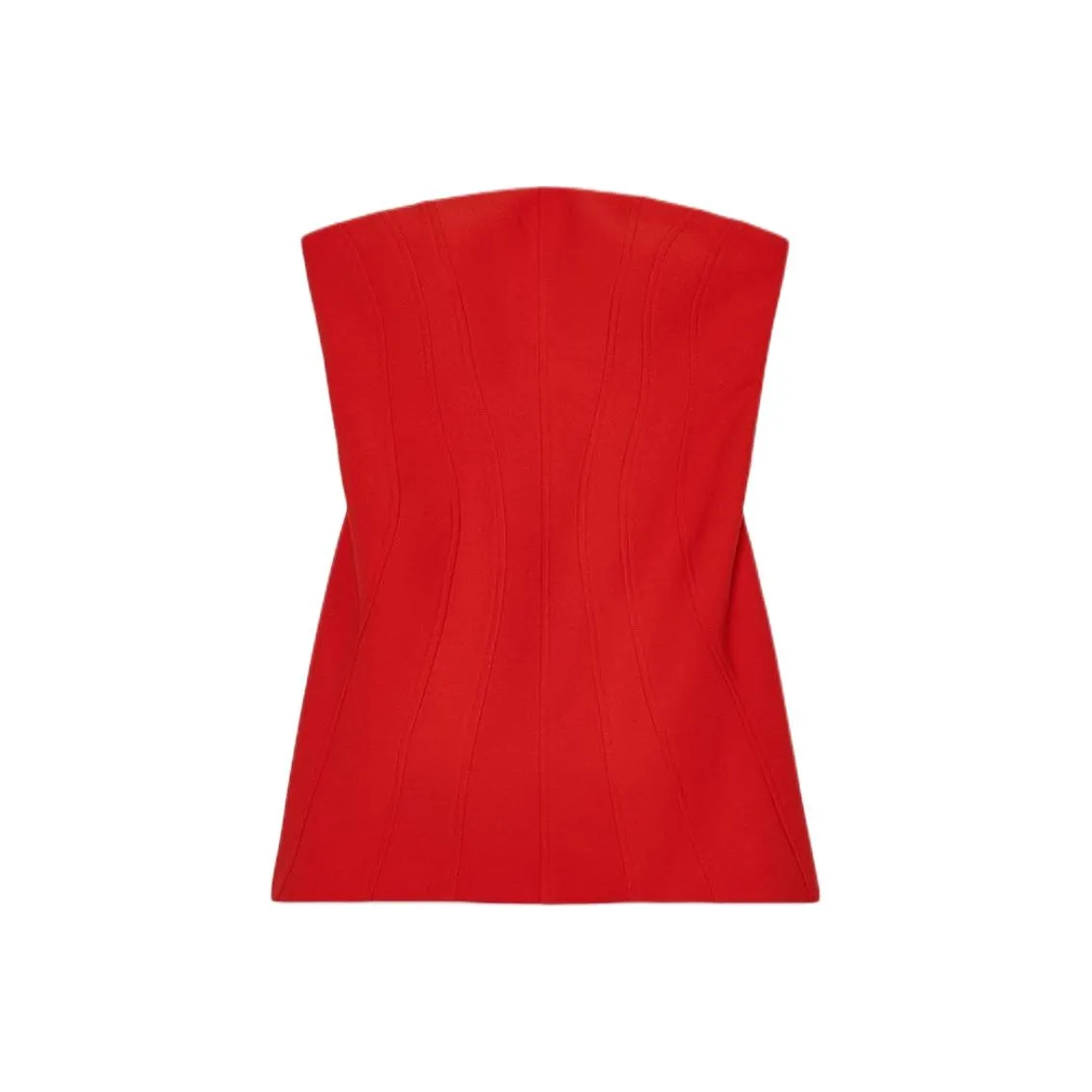 ZARA Без рукавов Платье Женское Красное