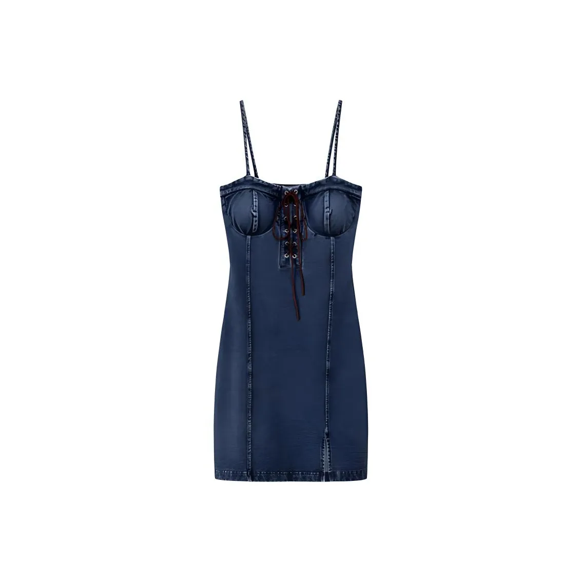 CHUU Slip Dresses Women's Denim Blue