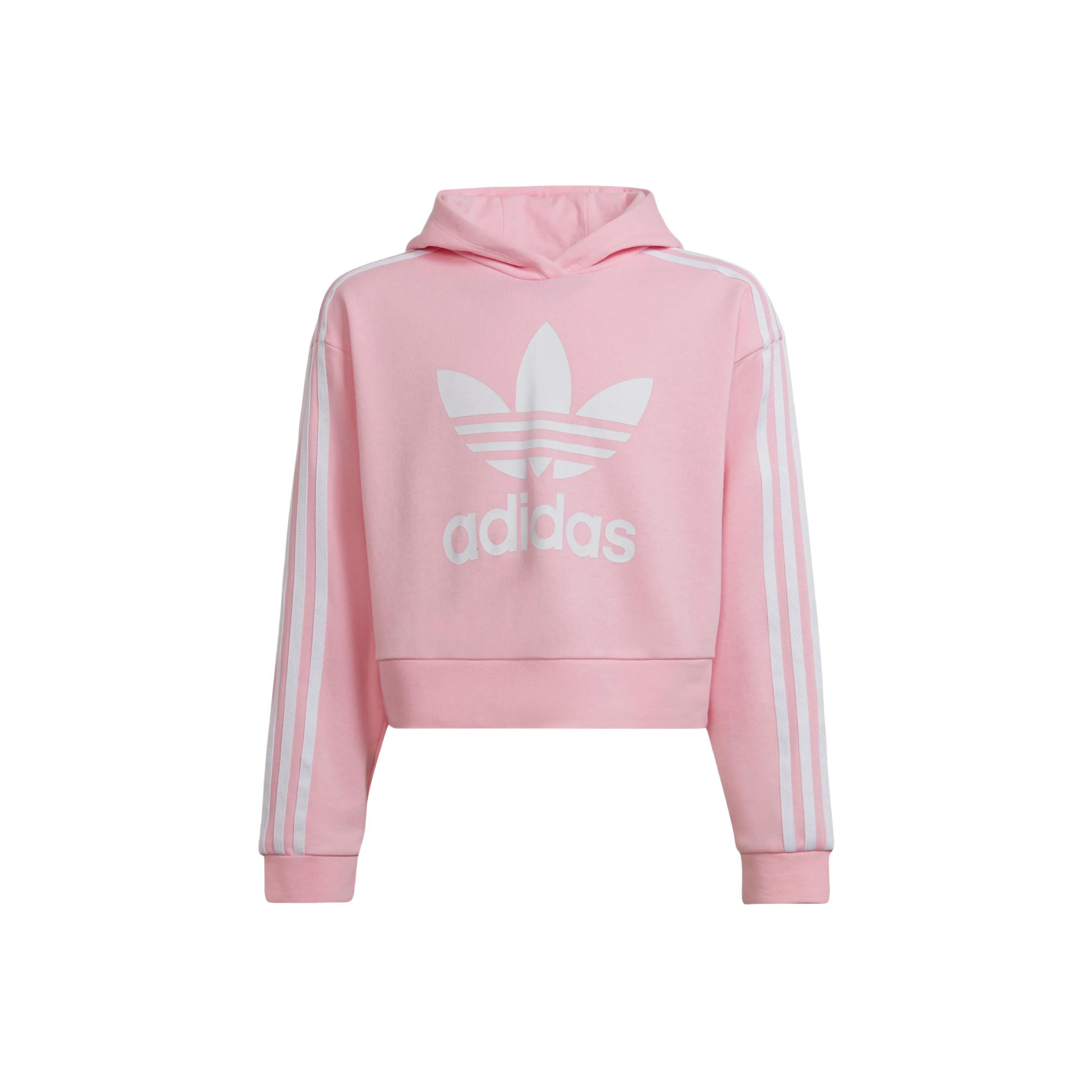 Adidas Originals Толстовка Cropped Hoodie Розовая Подростки
