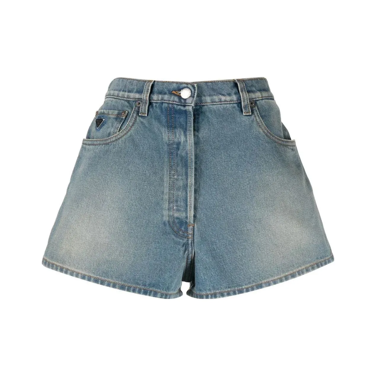 PRADA Denim Shorts Women's Blue