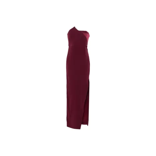 ROLAND MOURET Red Женские Платья без рукавов