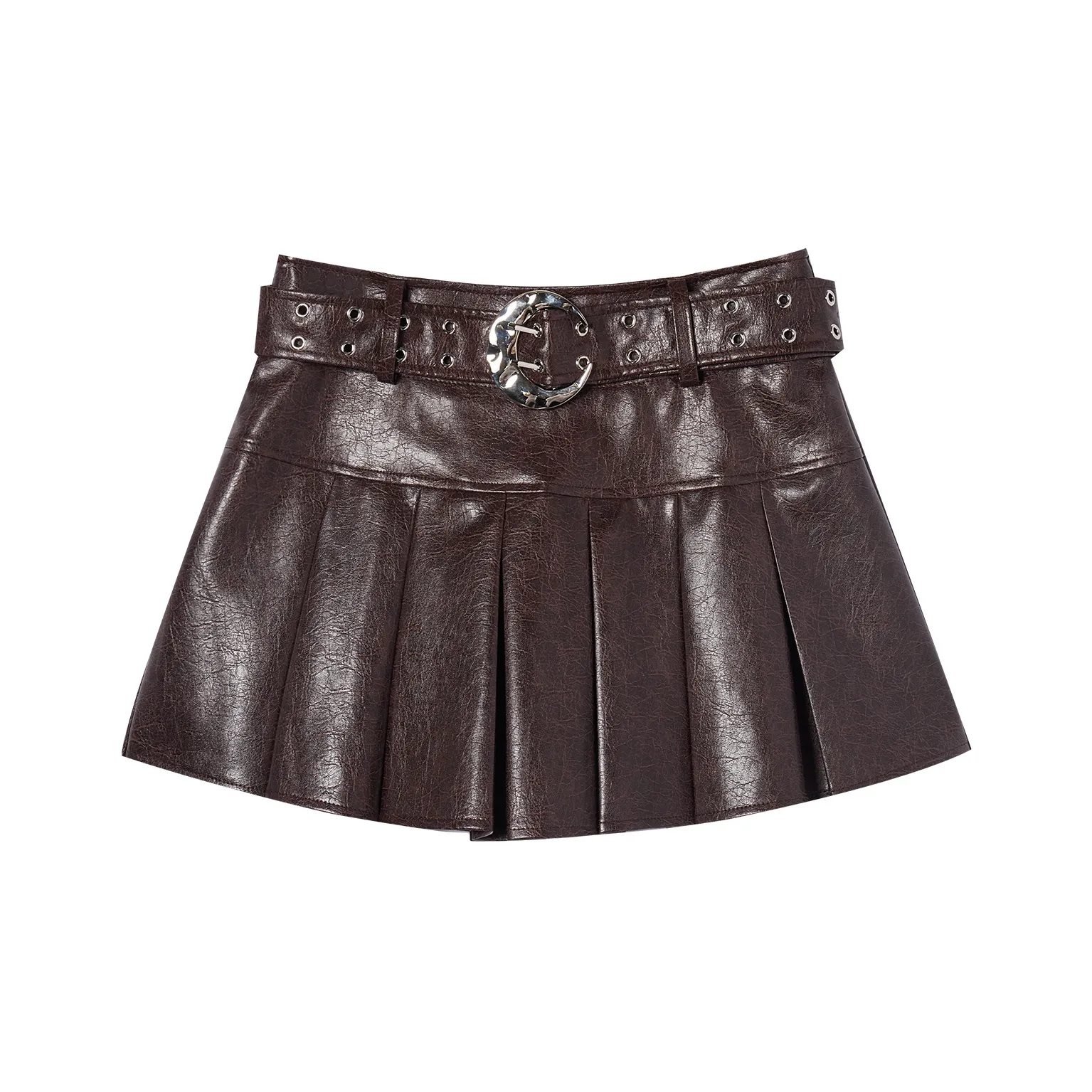 I'M ONE Женские кожаные короткие юбки