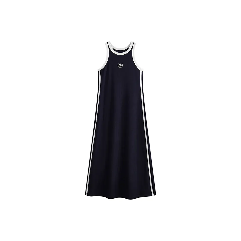 KAPPA 1916 Series Без рукавов Платье Женское Полуночный синий Черный 906