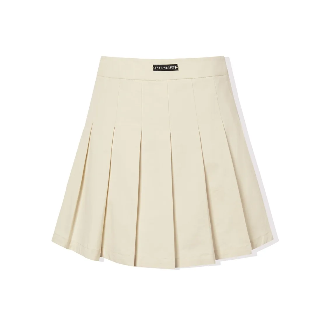 LA CRAWFISH Кремово-бежевый Женские Повседневные Короткие Юбки
