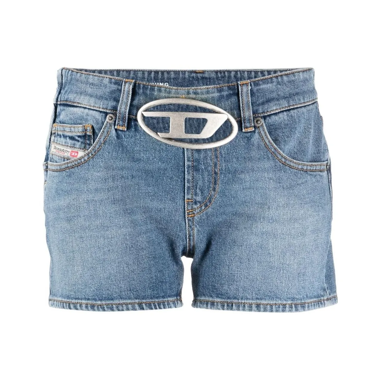 DIESEL SS23 Джинсовые шорты Женские Blue