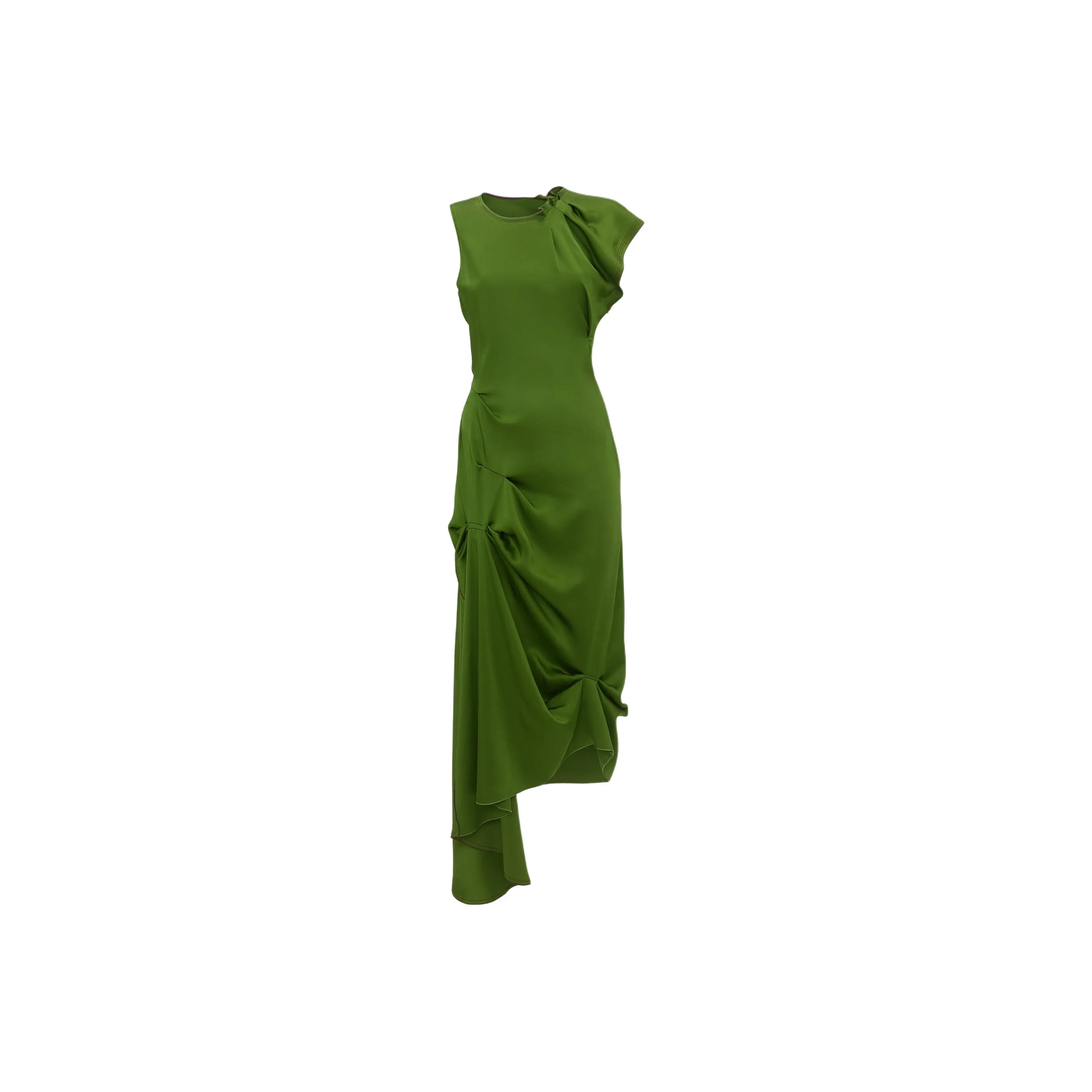 Victoria Beckham Asymmetric Midi Dress