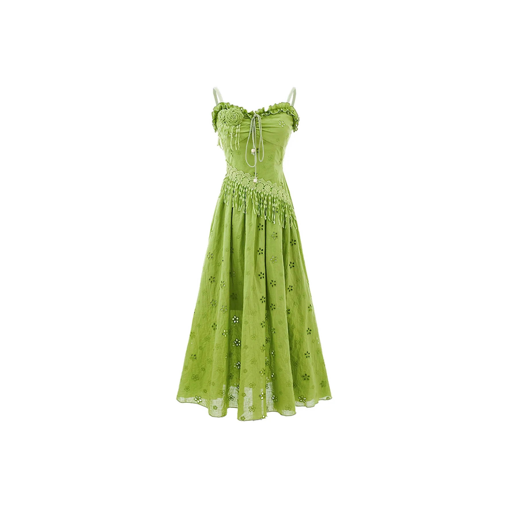 Blovelan Slip Dress Women's Apple Green