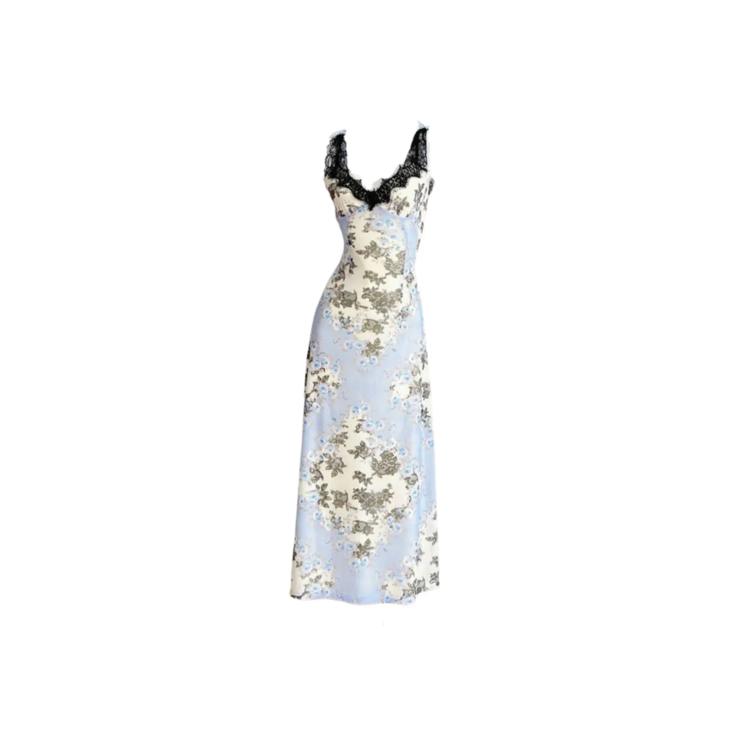 AURORA MUSE Slip Dress Women's Blue