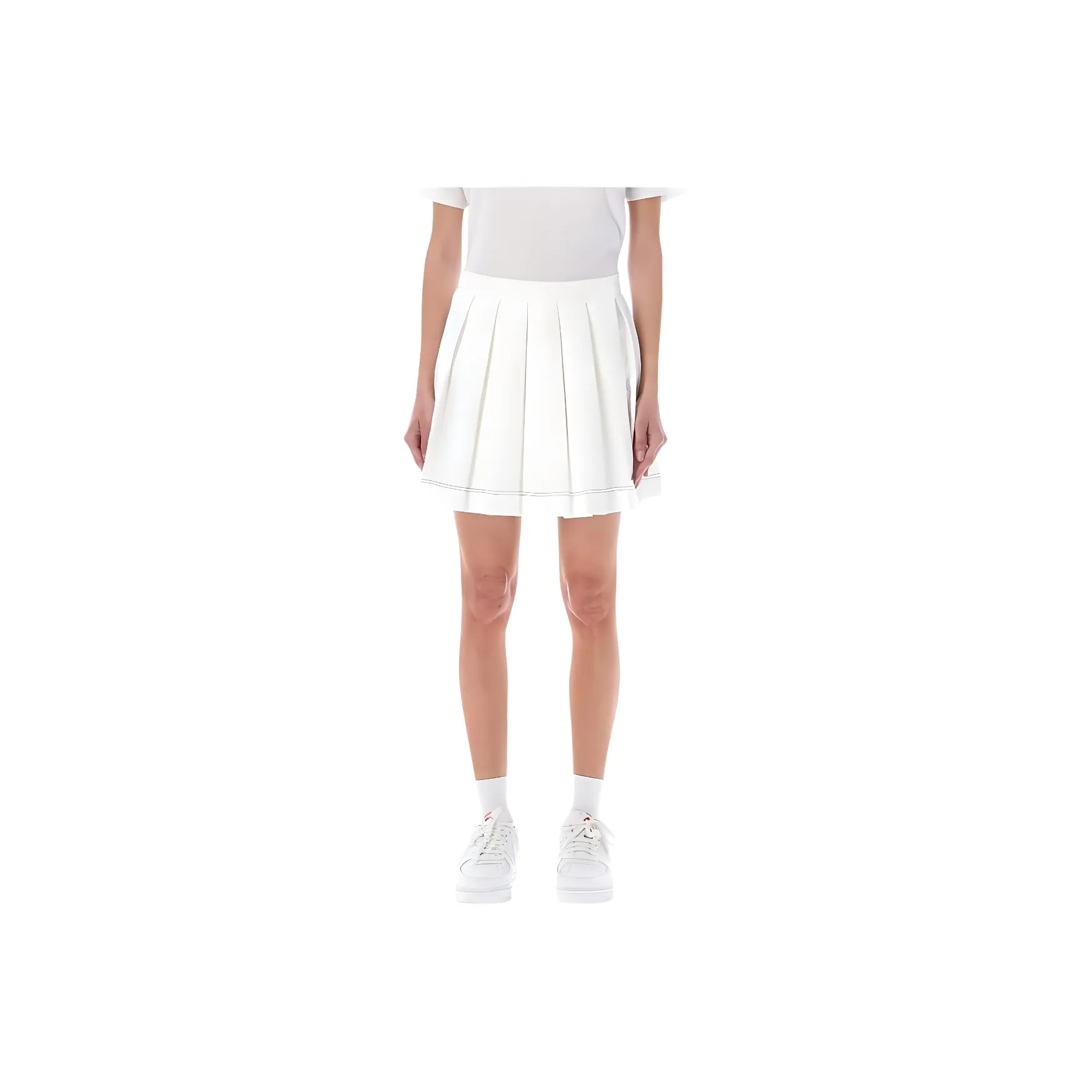 LACOSTE Белая Женская Повседневная Короткая Юбка