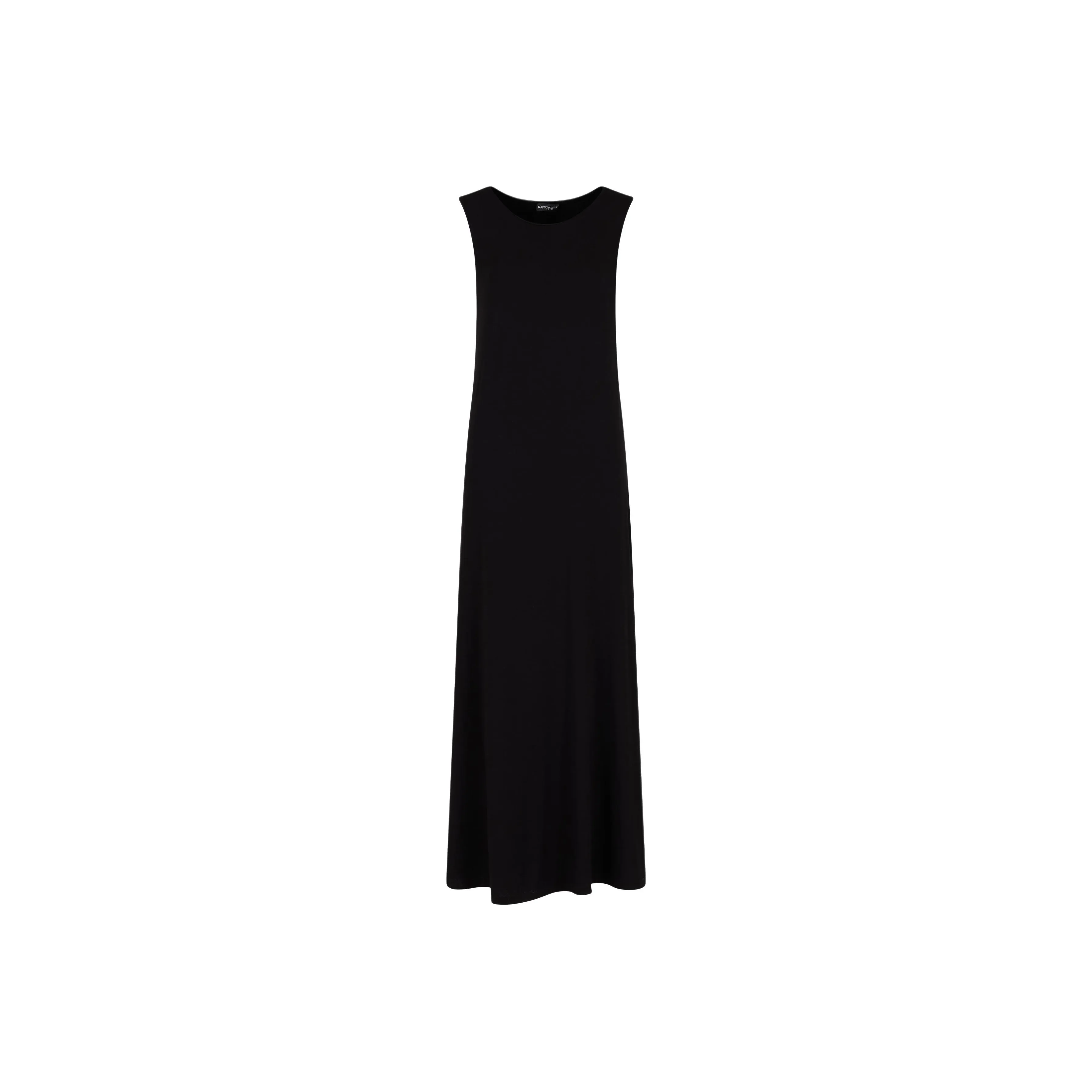 EMPORIO ARMANI Asv Recycled Viscose Micro Stud Logo Beachwear Dress