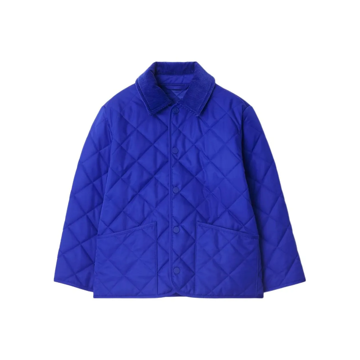Burberry Хлопковый пуховик Рыцарь Синий Детский