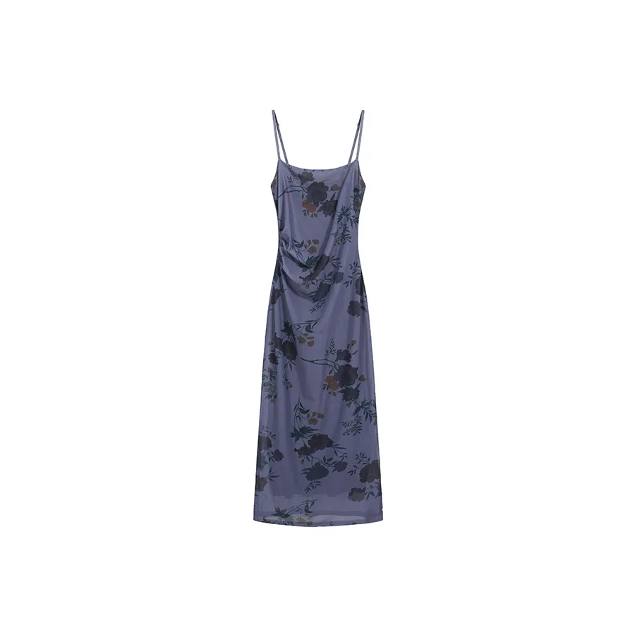 PAIN OR PLEASURE Slip Dresses Women's Purple
