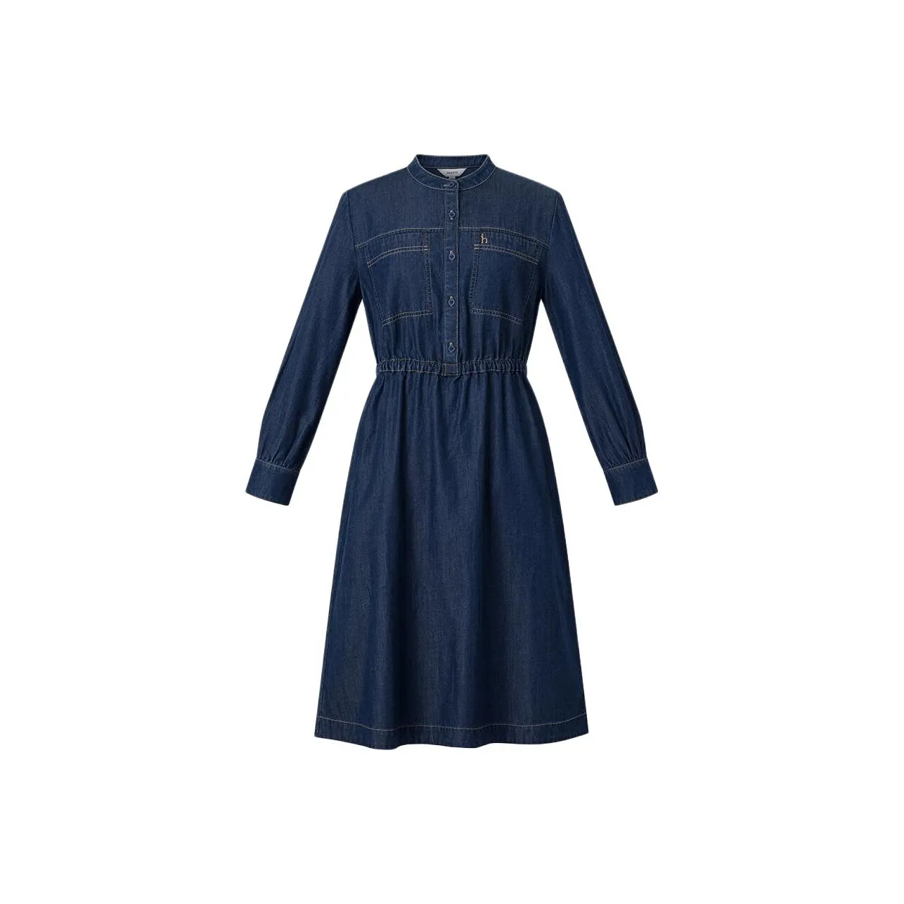 HAZZYS Long Sleeved Dress Women's Blue