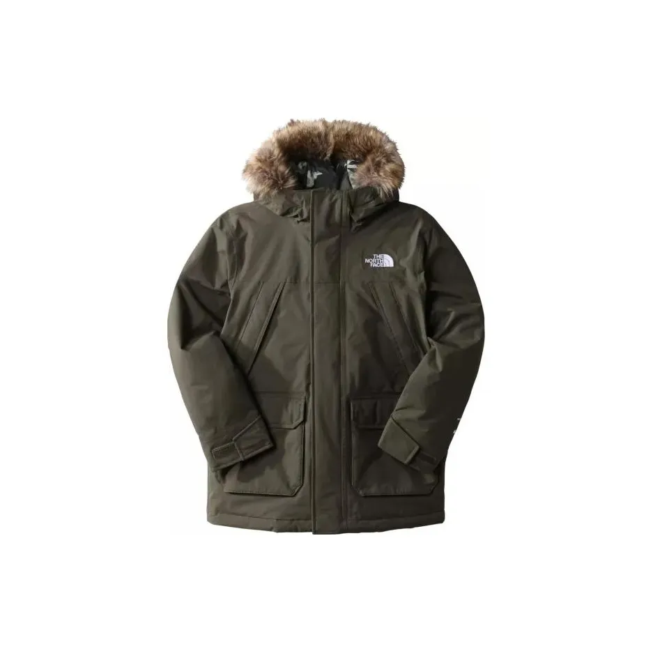 THE NORTH FACE Пуховик Nouveau Серый Зеленый Детский