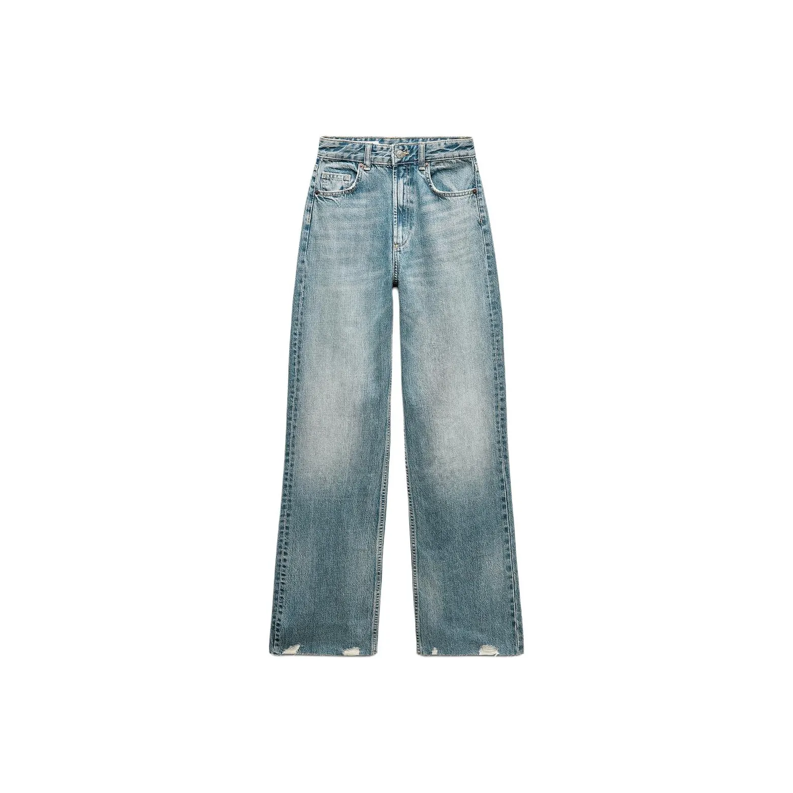 ZARA Trf Синие Женские Джинсы