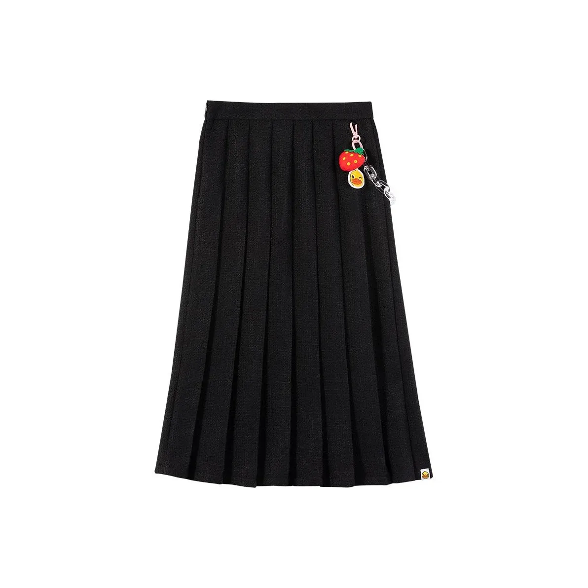 B.Duck Casual Long Skirt Women's Black