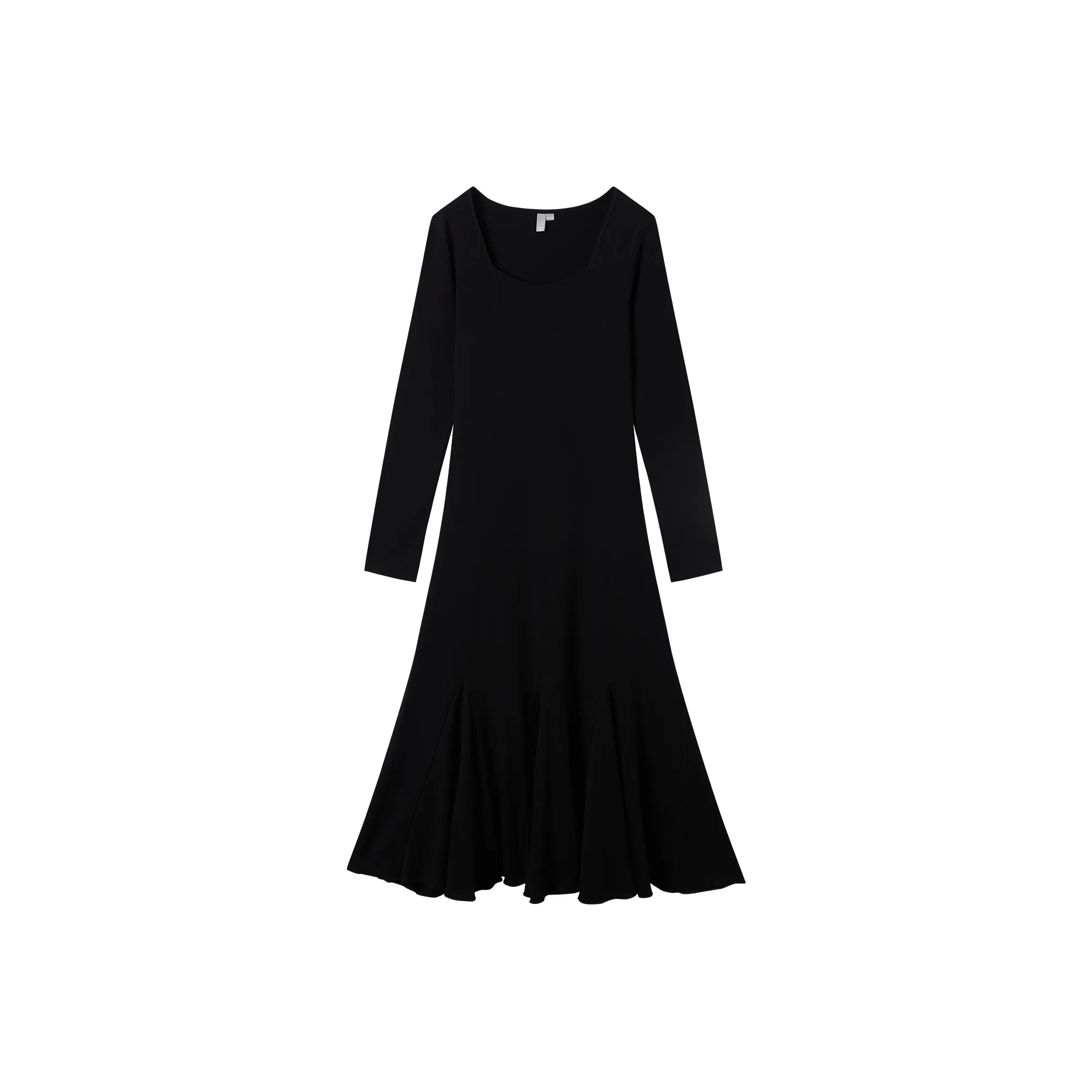 DIALOGUE Long Sleeved Dress Women's Classic Black