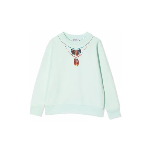Marcelo Burlon Мятно-зеленый Kids Свитшоты