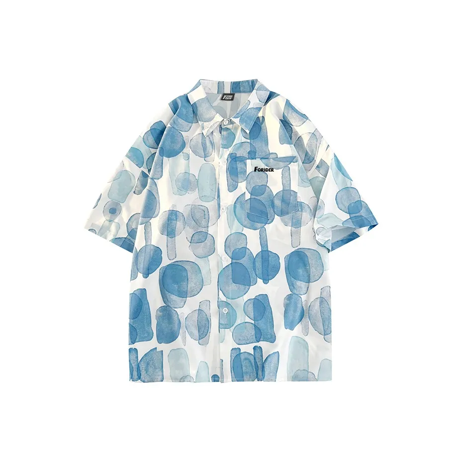 FORIDER Shirt Unisex White Glass Bubble