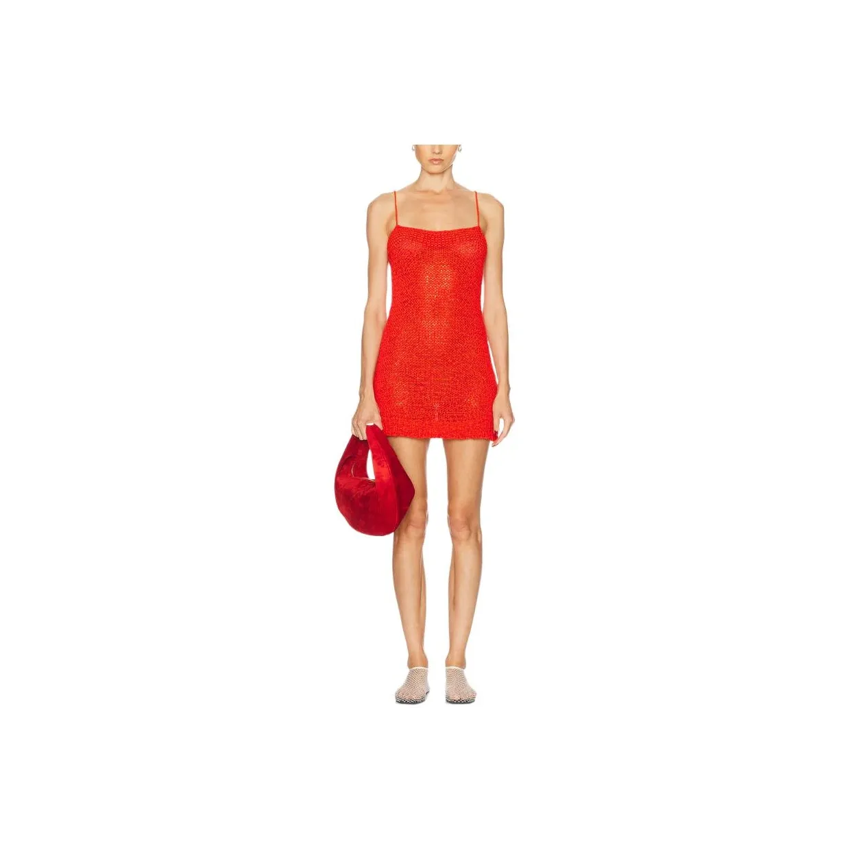 Staud Slip Dresses Women's Red