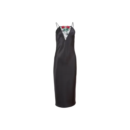 Fleur Du Mal Черные Женские Слиплатья