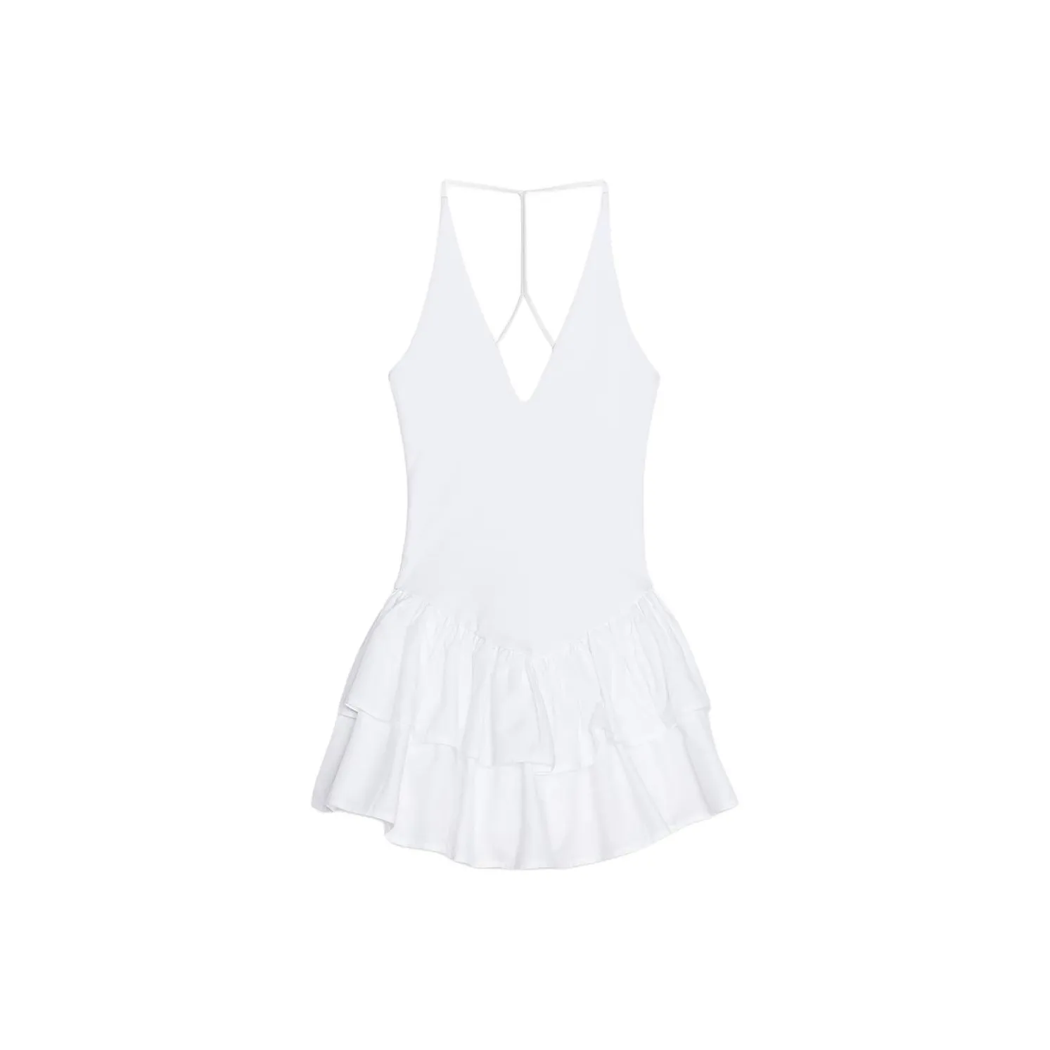 ZARA Slip Dresses Women's White