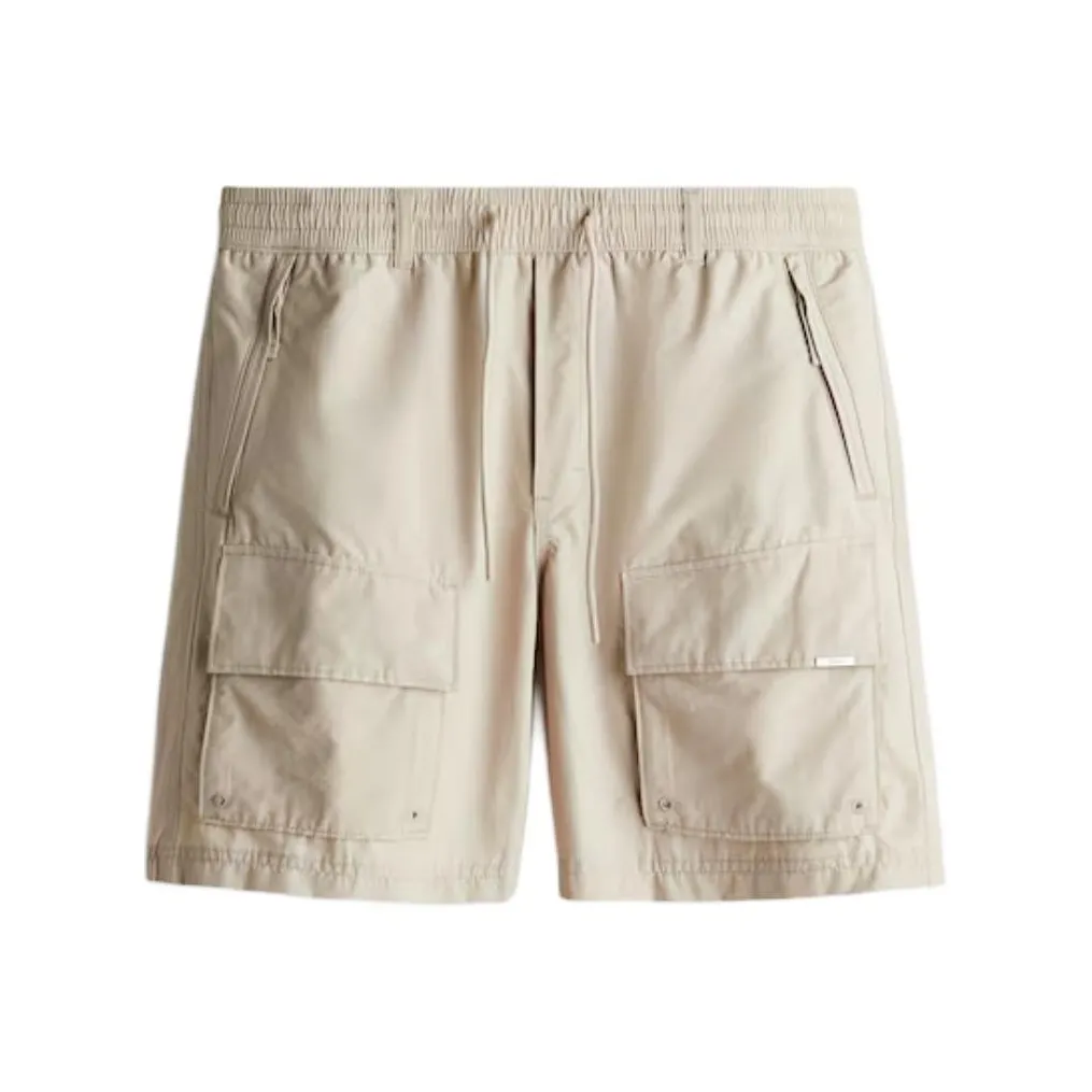 H M Карго Шорты Мужские Светлый Бежевый