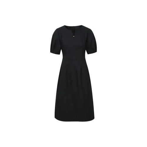 Firststation Black Женские Длинные Рукава Платья
