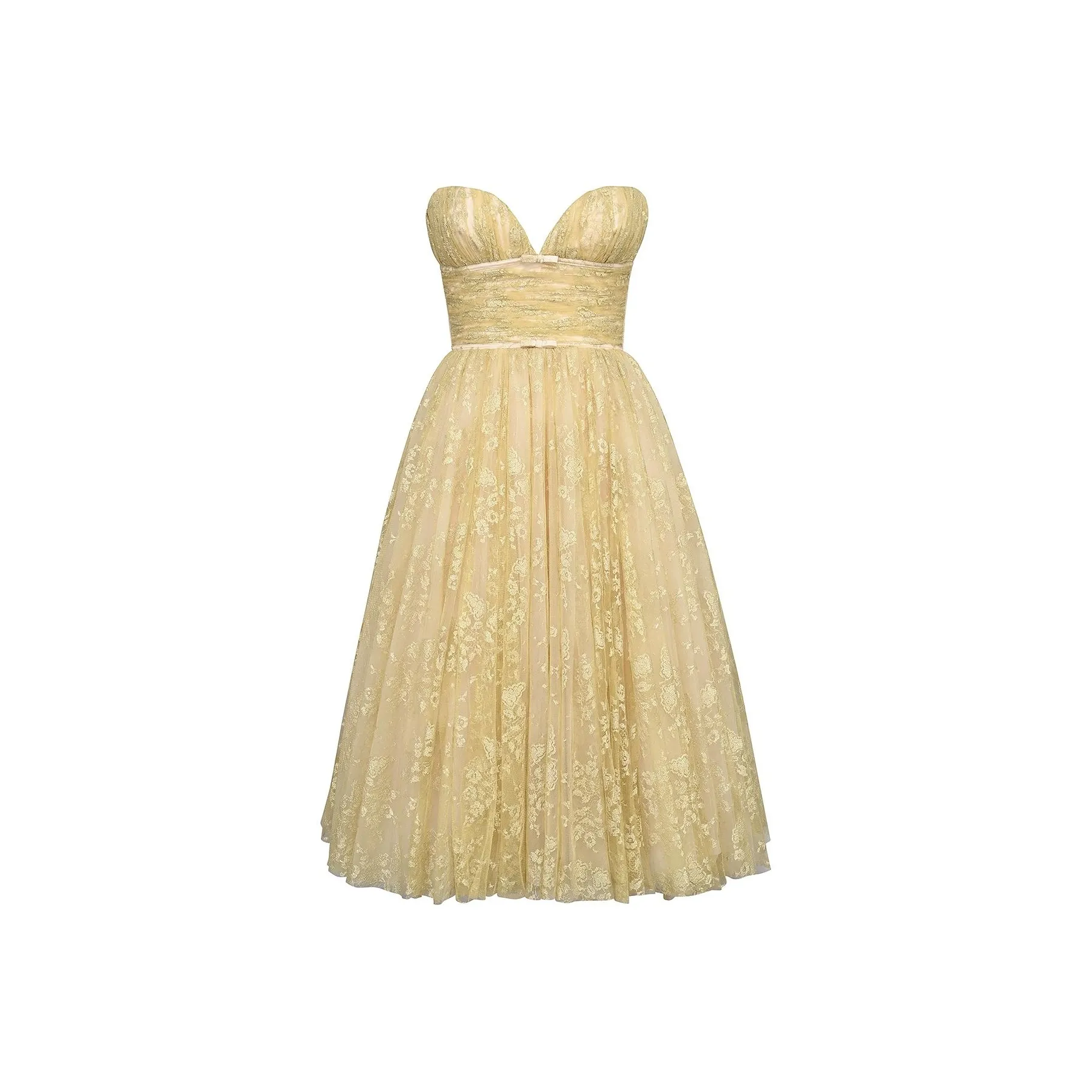 HOUSE OF CB Madame Без рукавов Платье Женское Золото Золото