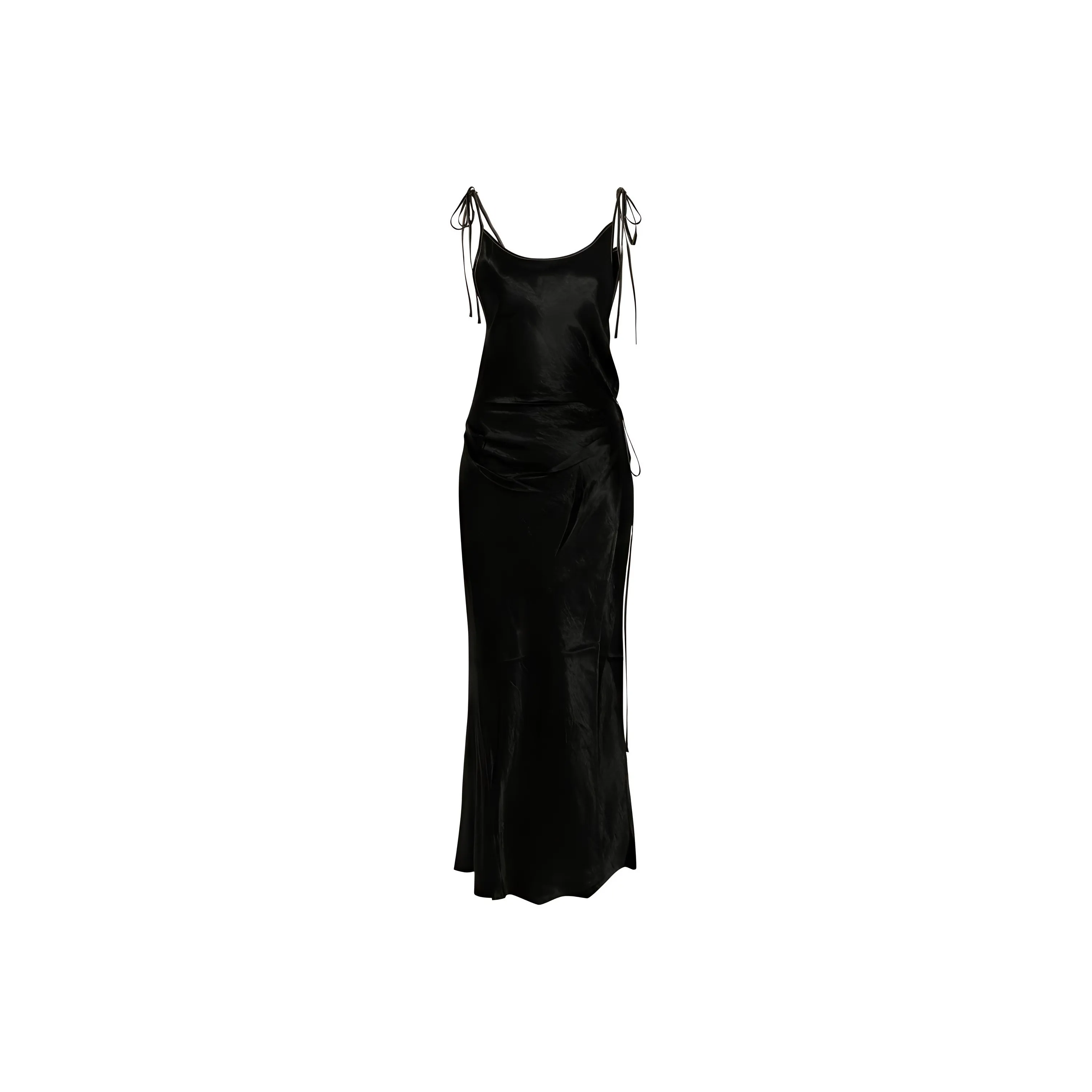 Acne Studios Crinkled Satin Dress