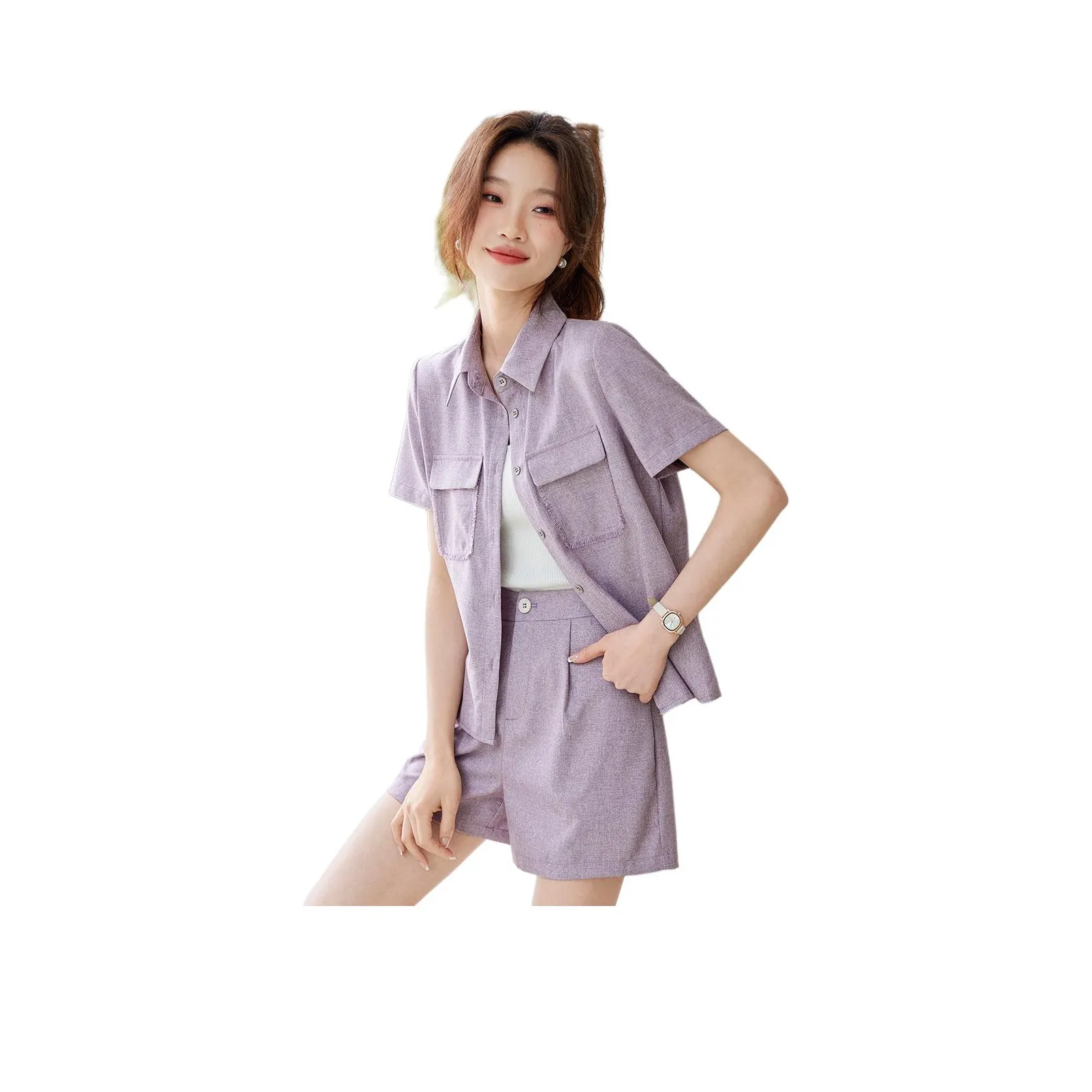 TERRE BLEUE Повседневный костюм женский фиолетовый