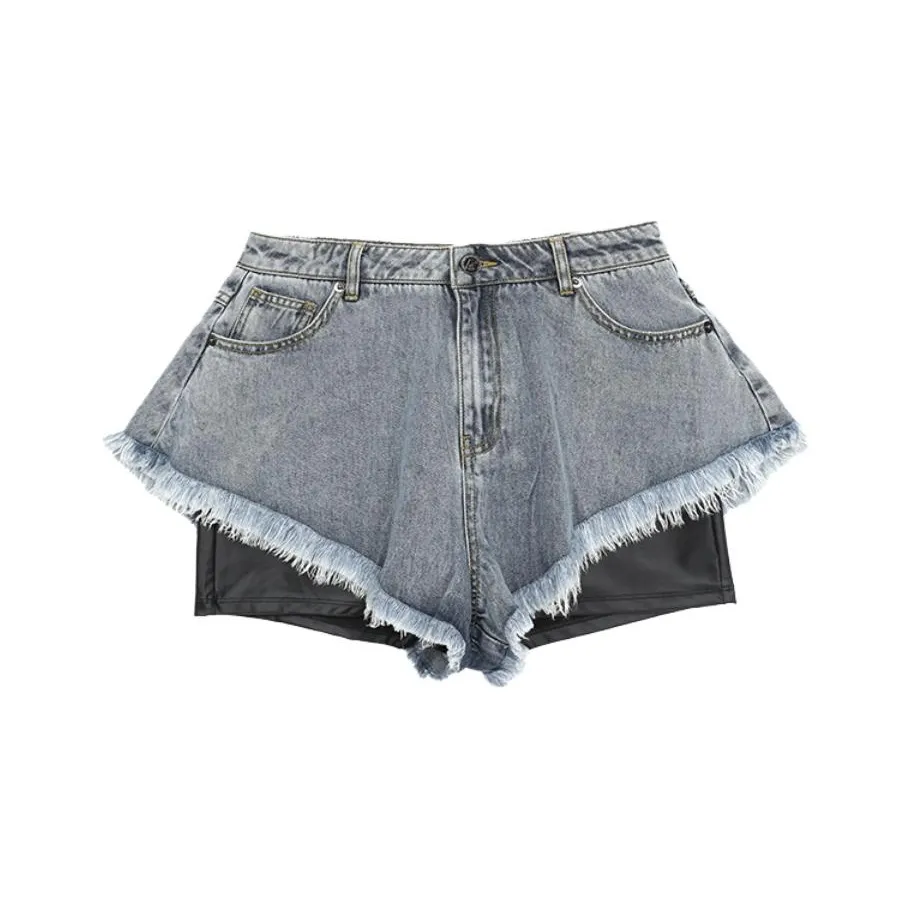 BOY BY BOY Джинсовые шорты Женские Blue