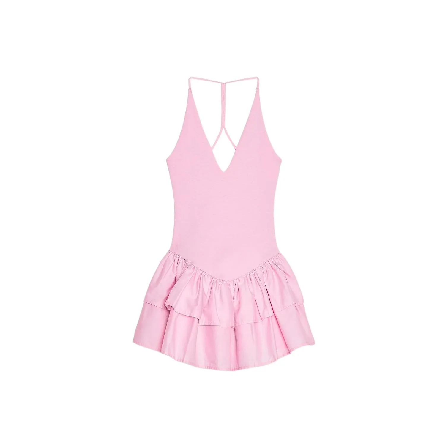 ZARA Slip Dresses Women's Pink