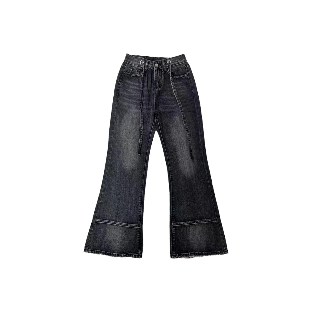 FAWENXIANGZI Джинсы Женские Smoke Gray