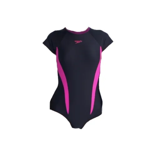 Speedo Черный/фиолетовый/Розовый Женские Ван-Пис Купальники