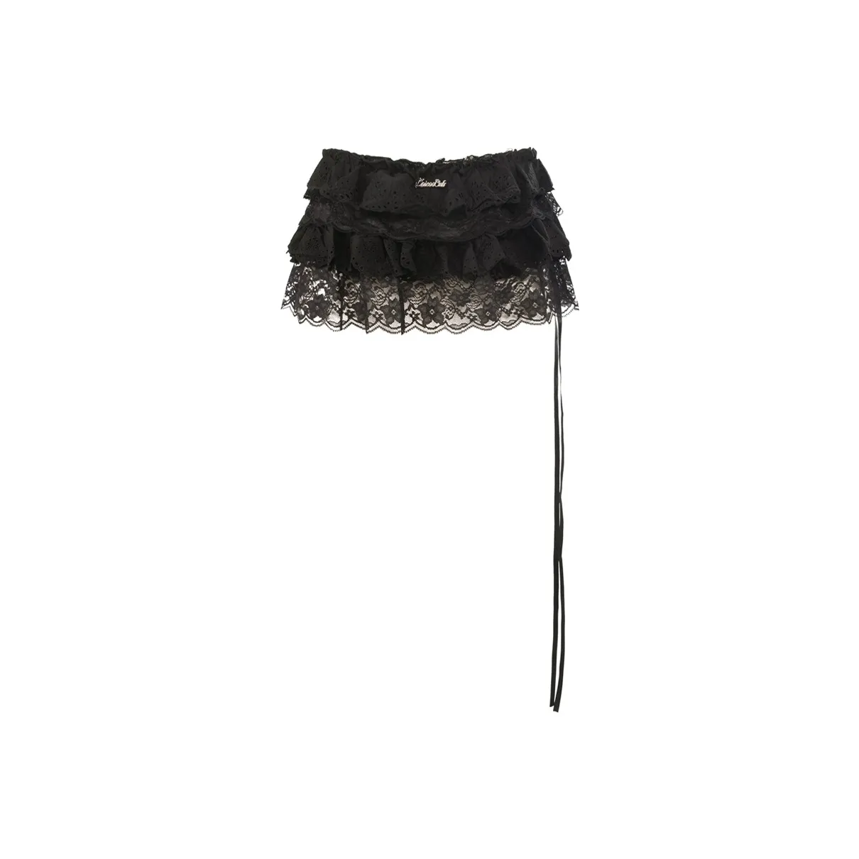 UNIFREE Повседневные короткие юбки Женские Черный