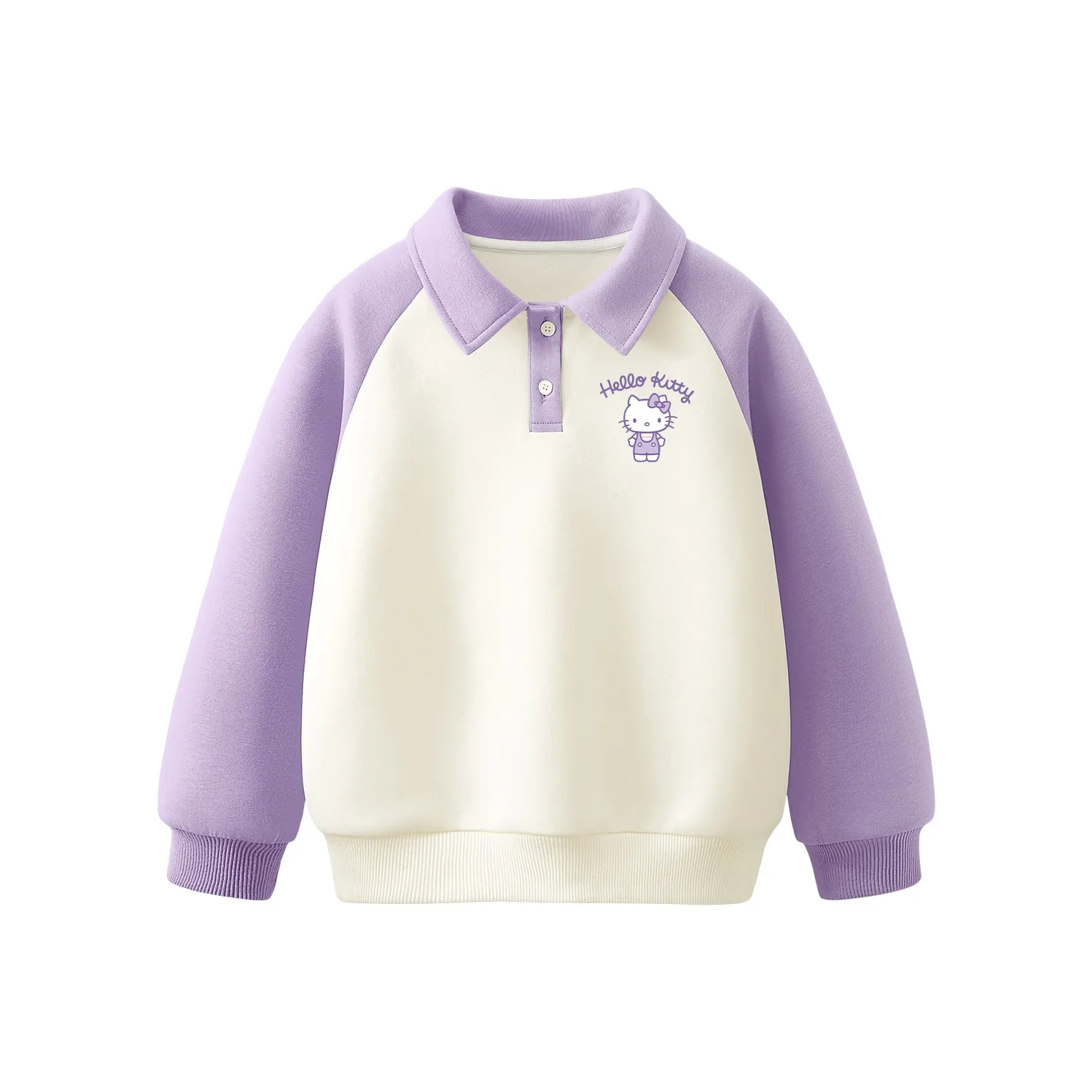 Hello Kitty Свитшот Tianmei Фиолетовый Белый Детский