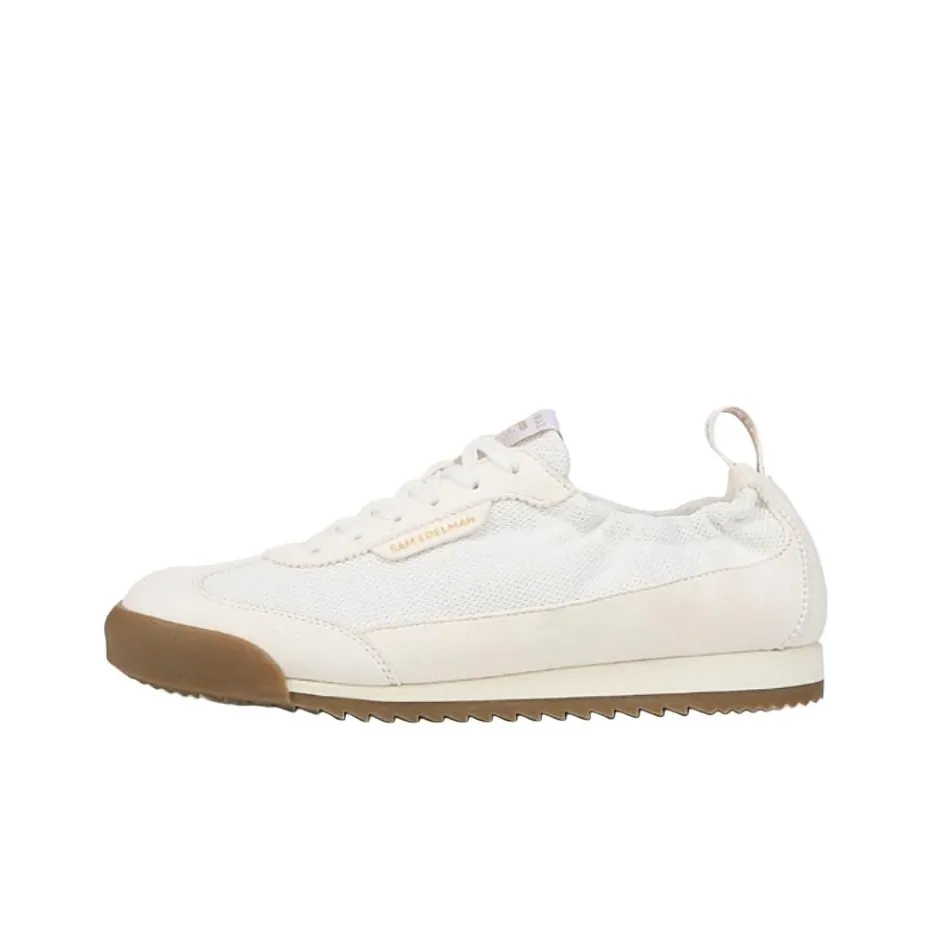 SAM EDELMAN IRENE Abrasion Resistant Low Top Casual Shoes Women's Ecru