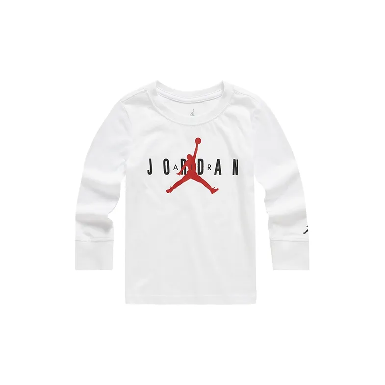 Джордан Белый Kids T-рубашки
