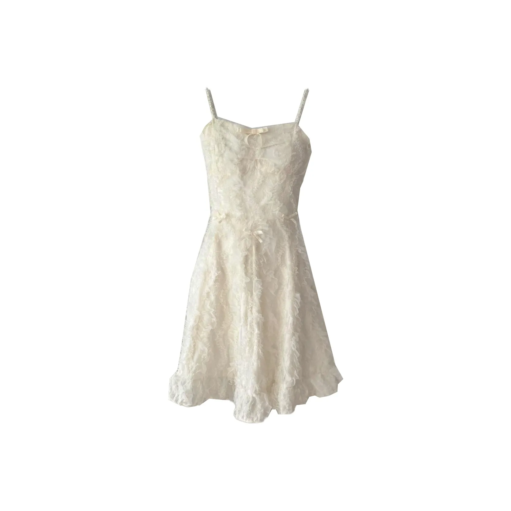 TURN UP Платье-комбинация Женское Абрикосовое