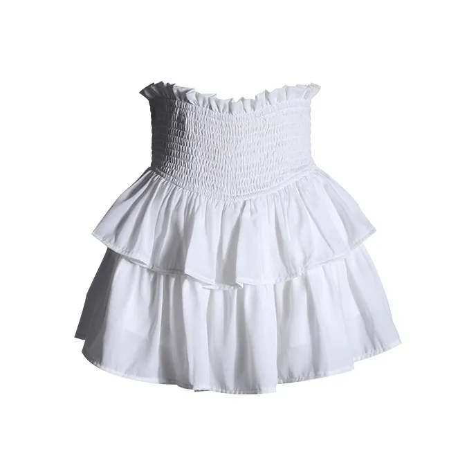 Wen Shan Повседневные короткие юбки Женские Белые