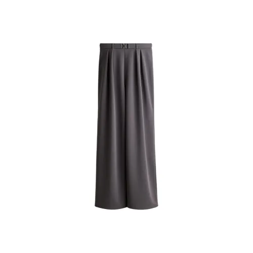 H&M Темно-серые Женские брюки для костюма
