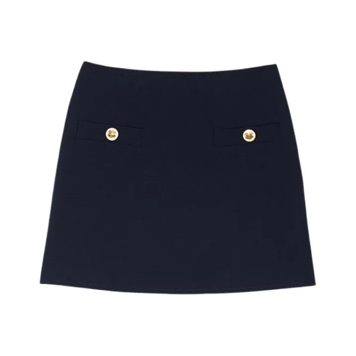 Sandro Повседневные короткие юбки Женские Темно-синий